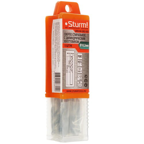 Купить Набор сверл Sturm! 1055-04-10S2-SS5  8114046. Характеристики, отзывы и цены в Донецке