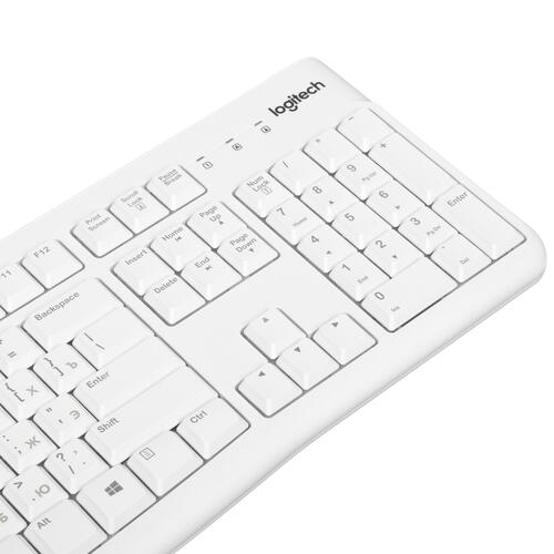 Купить Клавиатура+мышь  проводная  Logitech Desktop MK120 белый  5464667. Характеристики, отзывы и цены в Донецке