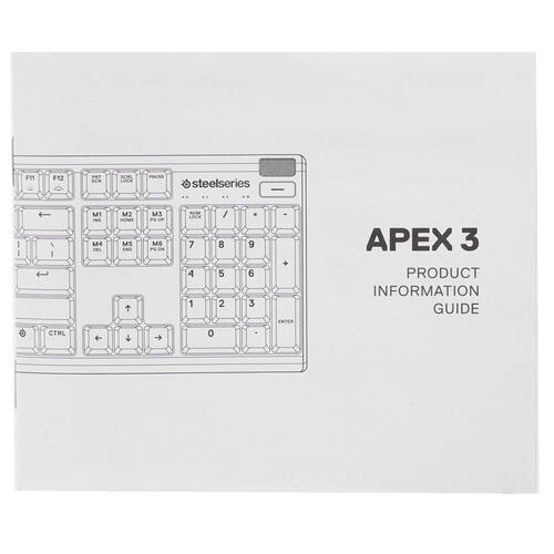 Купить Клавиатура  проводная SteelSeries Apex 3  5087824. Характеристики, отзывы и цены в Донецке