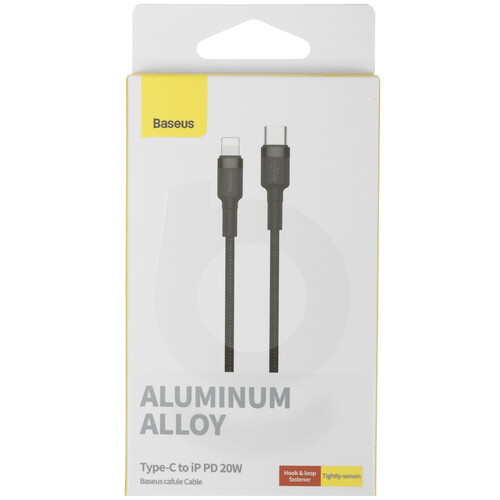 Купить Кабель круглый Baseus Lightning 8-pin - USB Type-C черный 1 м  5482554. Характеристики, отзывы и цены в Донецке