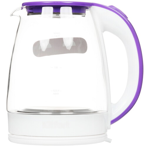 Купить Электрочайник Kitfort КТ-6167 фиолетовый  9935878. Характеристики, отзывы и цены в Донецке