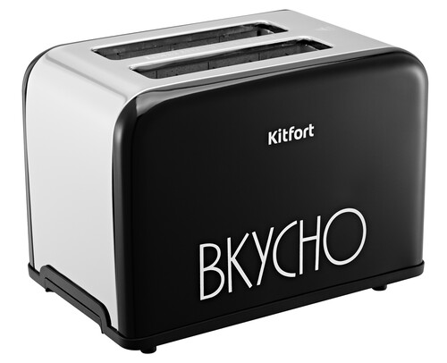 Купить Тостер Kitfort КТ-6832 черный  9313455. Характеристики, отзывы и цены в Донецке