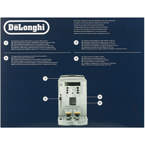 Купить Кофемашина автоматическая DeLonghi ECAM 21.117.W белый  5418508. Характеристики, отзывы и цены в Донецке