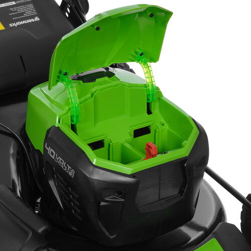 Купить Газонокосилка аккумуляторная GreenWorks GD40LM46SP 40V  8196529. Характеристики, отзывы и цены в Донецке