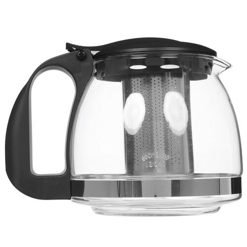 Купить Чайник заварочный Lara LR06-20 Black [1,25 л, стекло/нерж. сталь/пластик]  4762111. Характеристики, отзывы и цены в Донецке