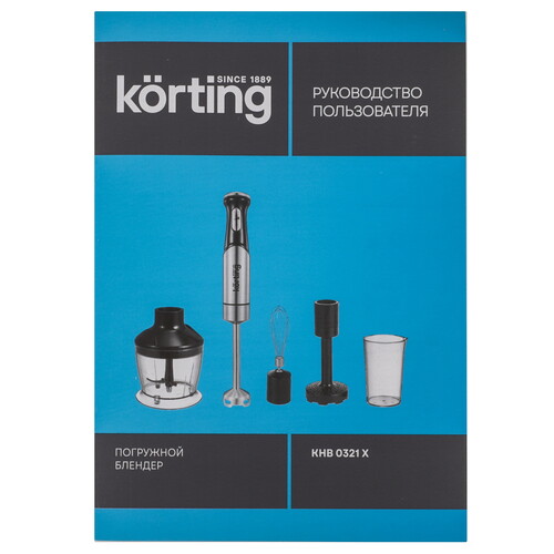 Купить Блендер погружной Korting KHB 0321 X черный  9167812. Характеристики, отзывы и цены в Донецке