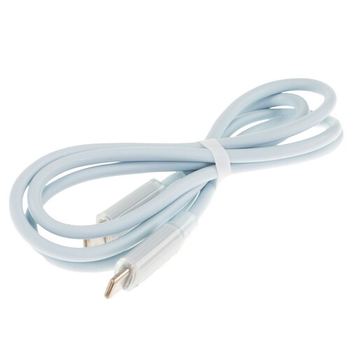 Купить Кабель круглый Borofone USB Type-C - USB Type-C голубой 1 м  9238064. Характеристики, отзывы и цены в Донецке