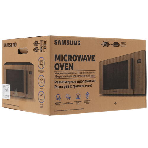 Купить Микроволновая печь Samsung MG23T5018AE/BW белый  1663663. Характеристики, отзывы и цены в Донецке