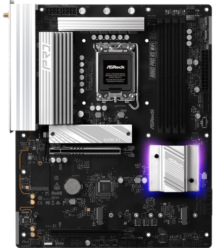 Купить Материнская плата ASRock B860 Pro RS WiFi  5622567. Характеристики, отзывы и цены в Донецке