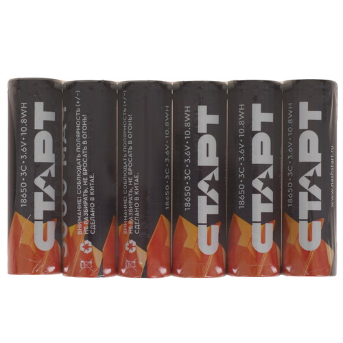 Купить Аккумулятор СТАРТ INR18650 3000 мА*ч  9250997. Характеристики, отзывы и цены в Донецке