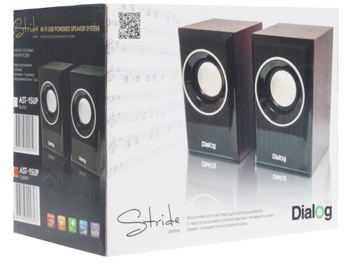 Купить Колонки Dialog AST-15UP коричневый  1120937. Характеристики, отзывы и цены в Донецке