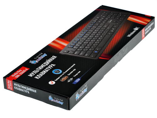 Купить Клавиатура проводная Smartbuy 206 [SBK-206US-K]  0195087. Характеристики, отзывы и цены в Донецке