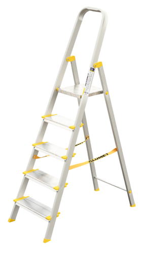 Купить Стремянка односекционная Алюмет AS705  9124842. Характеристики, отзывы и цены в Донецке