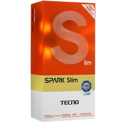 Купить 6.78" Смартфон Tecno SPARK Slim 256 ГБ черный  5636315. Характеристики, отзывы и цены в Донецке