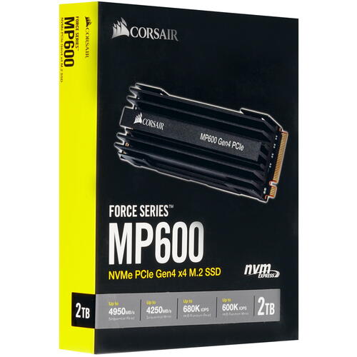 Купить 2000 ГБ M.2 NVMe накопитель Corsair Force Series MP600 [CSSD-F2000GBMP600]  1612534. Характеристики, отзывы и цены в Донецке