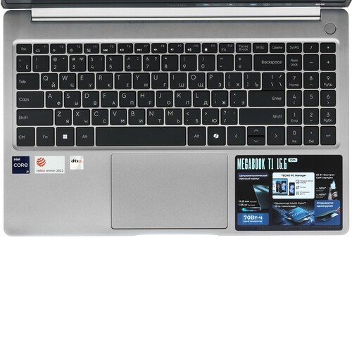 Купить 15.6" Ноутбук Tecno Megabook T15RA серый  5636424. Характеристики, отзывы и цены в Донецке