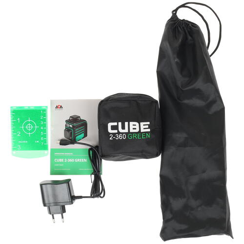 Купить Лазерный нивелир ADA Cube 2-360 Green Professional Edition  1303872. Характеристики, отзывы и цены в Донецке