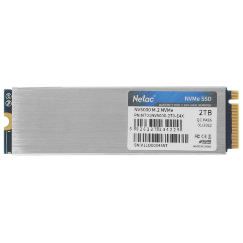 Купить 2000 ГБ M.2 NVMe накопитель Netac NV5000 Pro [NT01NV5000-2T0-E4X]  5355624. Характеристики, отзывы и цены в Донецке