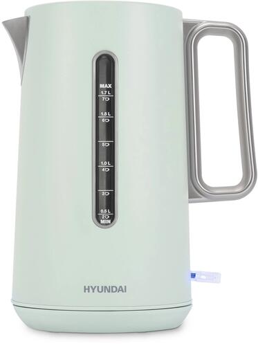 Купить Электрочайник Hyundai HYK-S9999 зеленый  9091251. Характеристики, отзывы и цены в Донецке