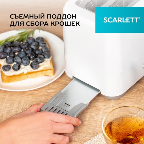 Купить Тостер Scarlett SC-TM11019 белый  8139305. Характеристики, отзывы и цены в Донецке