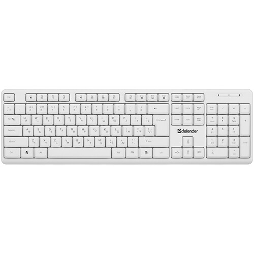 Купить Клавиатура+мышь  проводная  Defender Motion C-977 белый  5468174. Характеристики, отзывы и цены в Донецке