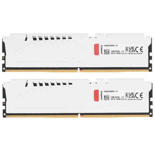 Купить Оперативная память Kingston FURY Beast White [KF564C32BWEK2-64] 64 ГБ  5611964. Характеристики, отзывы и цены в Донецке
