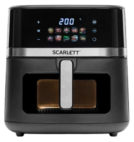 Купить Аэрогриль Scarlett SC-AF15S04D черный  9305845. Характеристики, отзывы и цены в Донецке