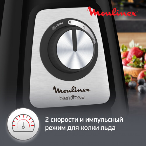 Купить Блендер стационарный Moulinex LM435810 черный  5323265. Характеристики, отзывы и цены в Донецке