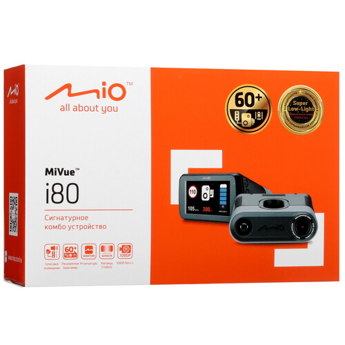 Купить Видеорегистратор с радар-детектором Mio MiVue I80  9072302. Характеристики, отзывы и цены в Донецке