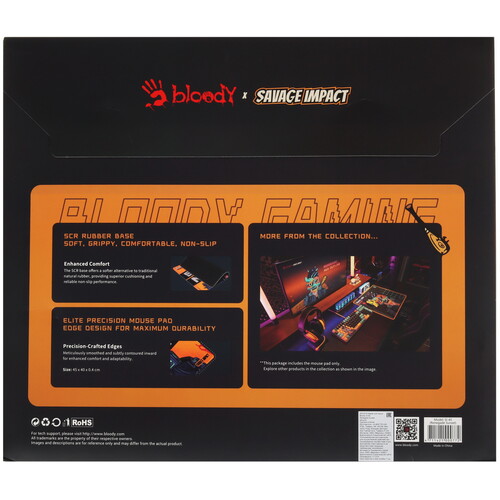 Купить Коврик A4Tech Bloody SI-45 Renegade Sunset  разноцветный  5499830. Характеристики, отзывы и цены в Донецке