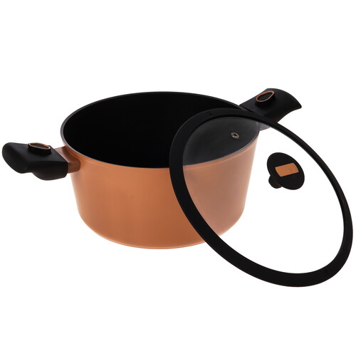 Купить Кастрюля Werner Tivoli 52001 4.5 л 24 см коричневый  9223408. Характеристики, отзывы и цены в Донецке