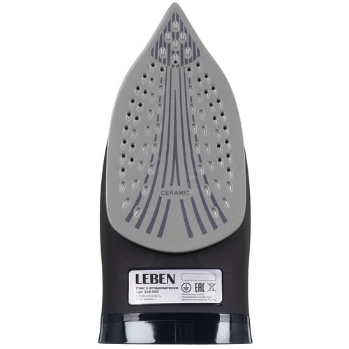 Купить Утюг LEBEN 249-050 черный  9237162. Характеристики, отзывы и цены в Донецке