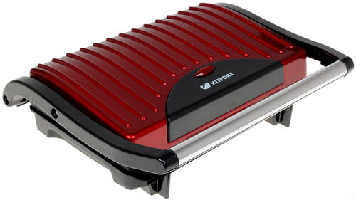 Купить Сэндвичница Kitfort Panini Maker КТ-1609 красный  1104182. Характеристики, отзывы и цены в Донецке