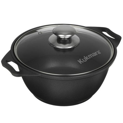 Купить Кастрюля Kukmara Традиция к22а 2 л 22.5 см черный  4841286. Характеристики, отзывы и цены в Донецке