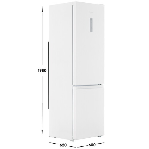 Купить Холодильник с морозильником   Hotpoint HT 6200 W белый  5457085. Характеристики, отзывы и цены в Донецке