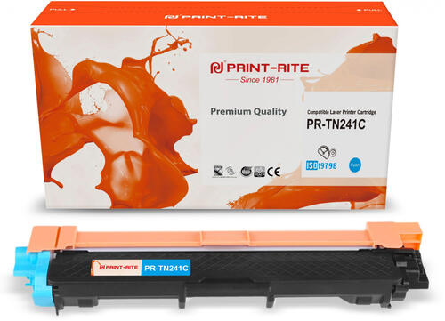 Купить Картридж лазерный Print-Rite TN-241C голубой  9934188. Характеристики, отзывы и цены в Донецке