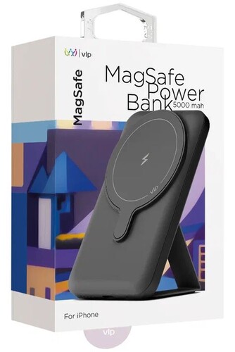 Купить Портативный аккумулятор VLP MagSafe Power Bank черный  5410114. Характеристики, отзывы и цены в Донецке