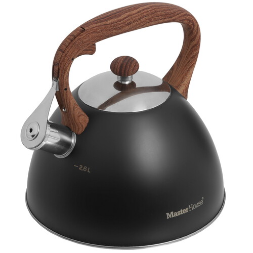 Купить Чайник для плиты Master House Marco 75332 черный  5451867. Характеристики, отзывы и цены в Донецке