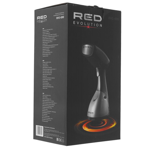 Купить Отпариватель RED EVOLUTION RHS-690 черный  9128803. Характеристики, отзывы и цены в Донецке