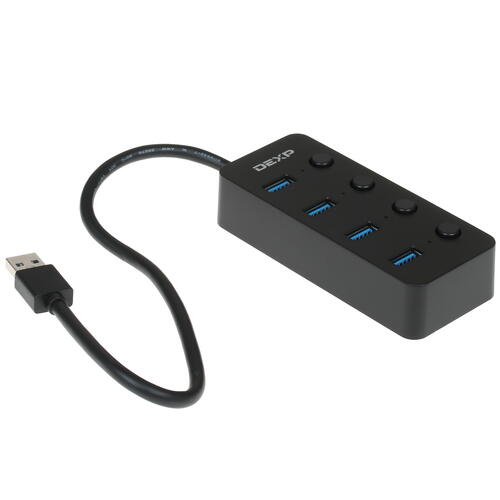 Купить USB-разветвитель DEXP W9PH4  1343120. Характеристики, отзывы и цены в Донецке
