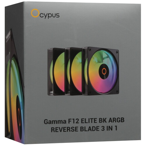 Купить Комплект реверсных вентиляторов Ocypus Gamma F12 Elite ARGB REVERSE BLADE  5632333. Характеристики, отзывы и цены в Донецке