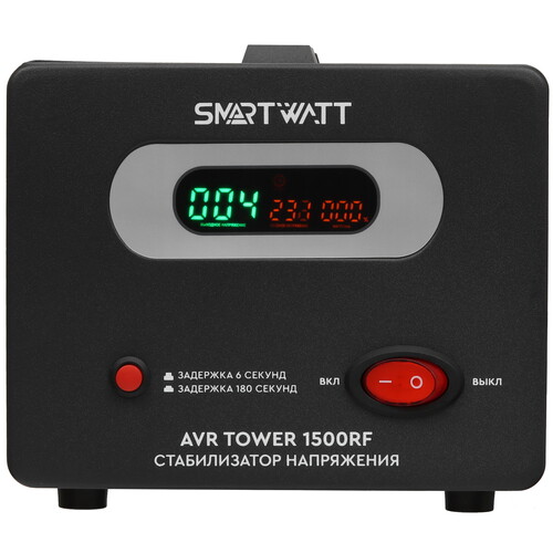 Купить Стабилизатор напряжения SMARTWATT AVR TOWER 1500RF  9098945. Характеристики, отзывы и цены в Донецке