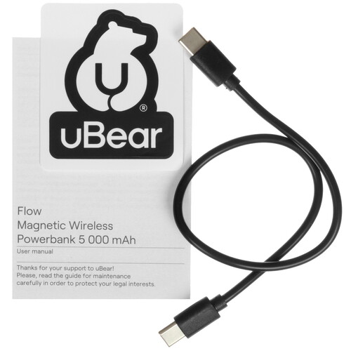 Купить Портативный аккумулятор uBear Flow 5000 черный  5466089. Характеристики, отзывы и цены в Донецке