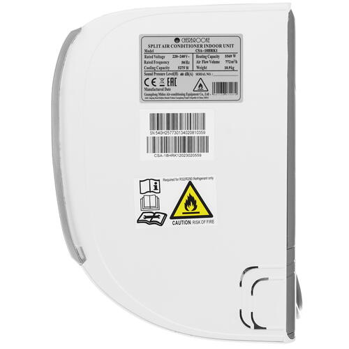Купить Кондиционер настенный сплит-система CHERBROOKE CSA-18HRK1/COX-18HK1 белый  9056299. Характеристики, отзывы и цены в Донецке