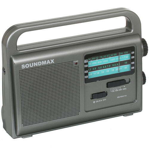 Купить Радиоприемник Soundmax SM-RD2110 серый  4859185. Характеристики, отзывы и цены в Донецке