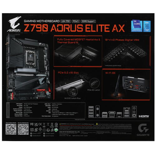 Купить Материнская плата GIGABYTE Z790 AORUS ELITE AX  5077147. Характеристики, отзывы и цены в Донецке