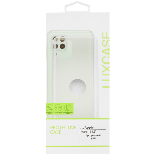 Купить Накладка  LuxCase для Apple iPhone 14 прозрачный  5637313. Характеристики, отзывы и цены в Донецке