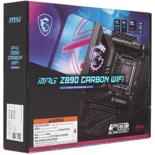 Купить Материнская плата MSI MPG Z890 CARBON WIFI  5494375. Характеристики, отзывы и цены в Донецке