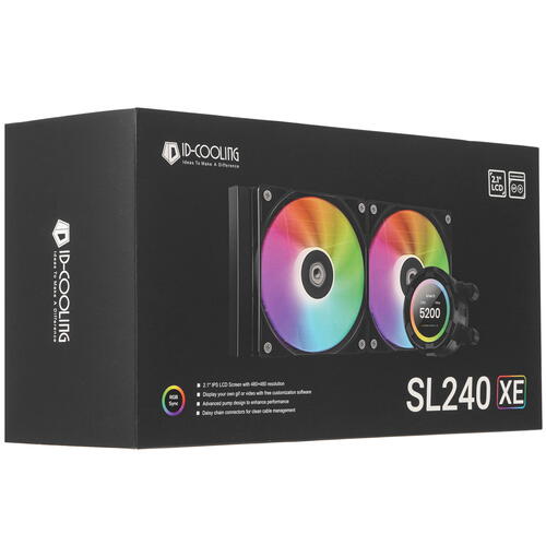 Купить Система охлаждения ID-COOLING SL240 XE черная  5447544. Характеристики, отзывы и цены в Донецке