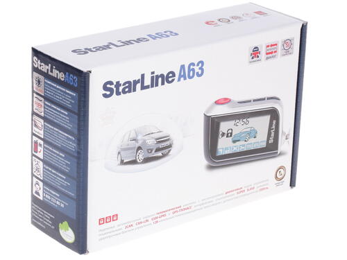 Купить Автосигнализация StarLine A63 v2  1009836. Характеристики, отзывы и цены в Донецке